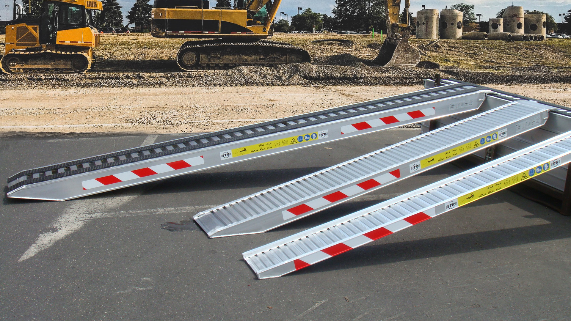 Loading ramps positioning, use and maintenance