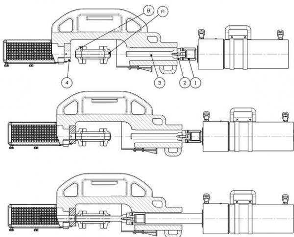 Portable hydraulic press_pin disassembly sequence